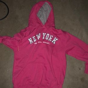 Pink “NEW YORK” Hoodie